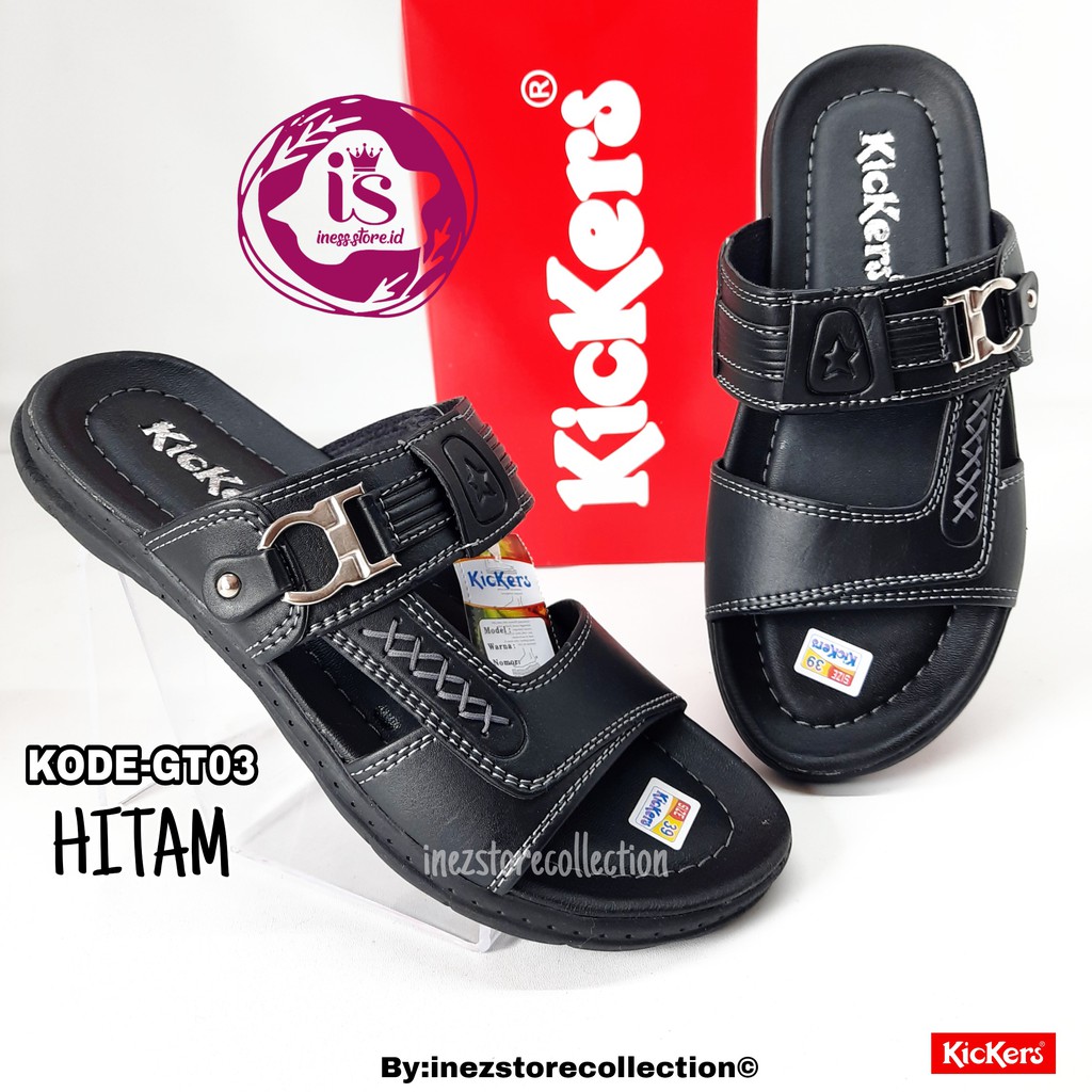 SANDAL SLOP PRIA KICKERS KUALITAS PREMIUM KODE GT03 MURAH HARGA GROSIR