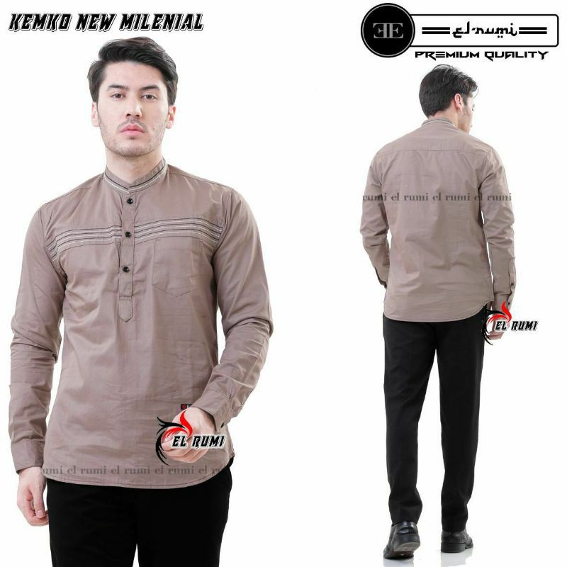 Jual Kemeja Koko Exclusive Kemko Modern Baju Koko Gus Azmi Pusat Koko Kombinasi Baju Koko