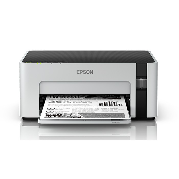 Printer Epson M1120 Monochrome EcoTank Singlefungsi Print Wifi Singlecolor Black Ink Tank Printer