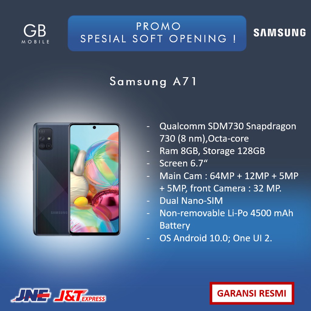 Samsung A71 8/128GB Black