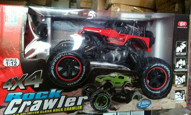 MAINAN R/C 4X4 JEEP ROCK CRAWLER  1:12