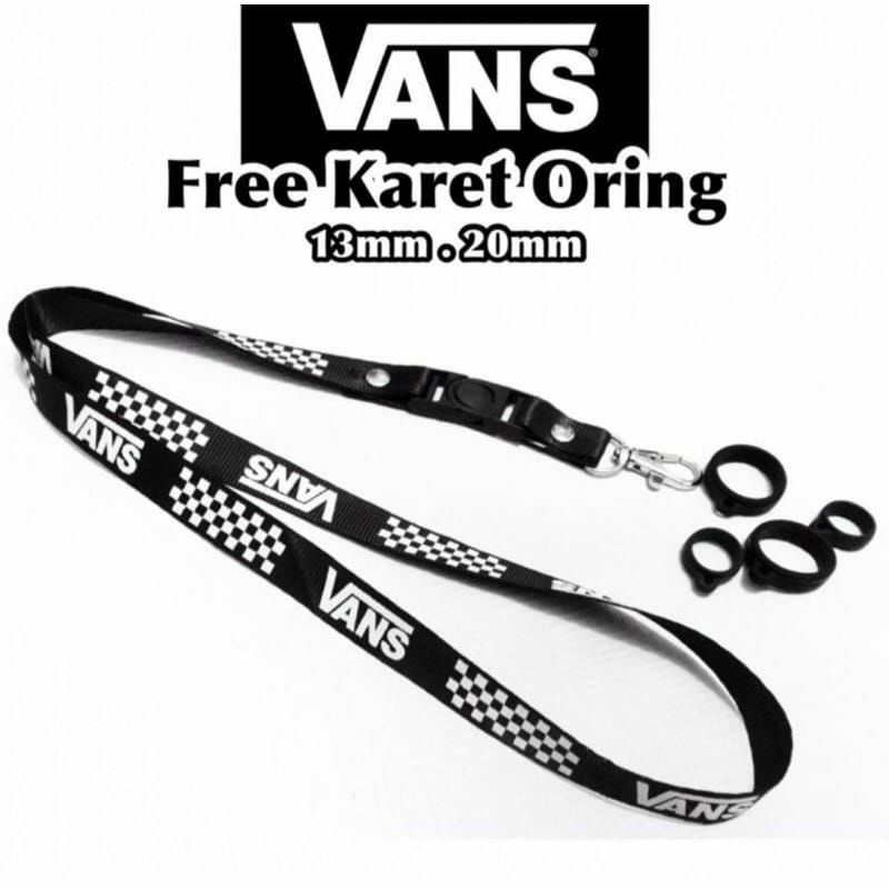 

lanyard VANS gantungan kunci DISTRO / tali lanyard gantungan leher id card name tag kartu nama