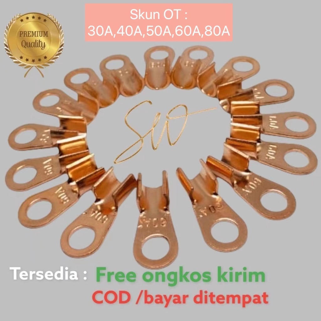 KABEL SKUN RING OT/KABEL SKUN TEMBAGA/KABEL SKUN OT/SKUN BERBAGAI SIZE