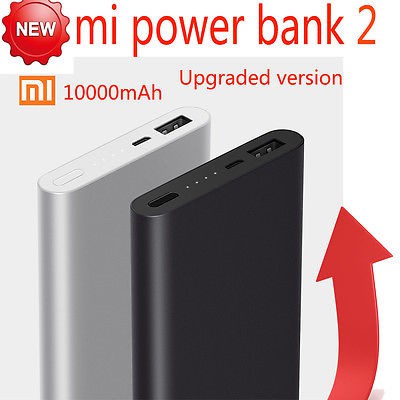 XIAOMI Mi2 Power Bank 10000mAh 1USB Fast Charge Original100%