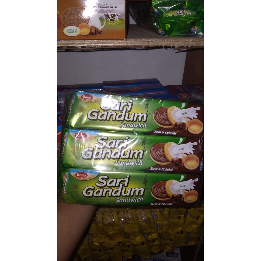 

roma sari gandum isi coklat