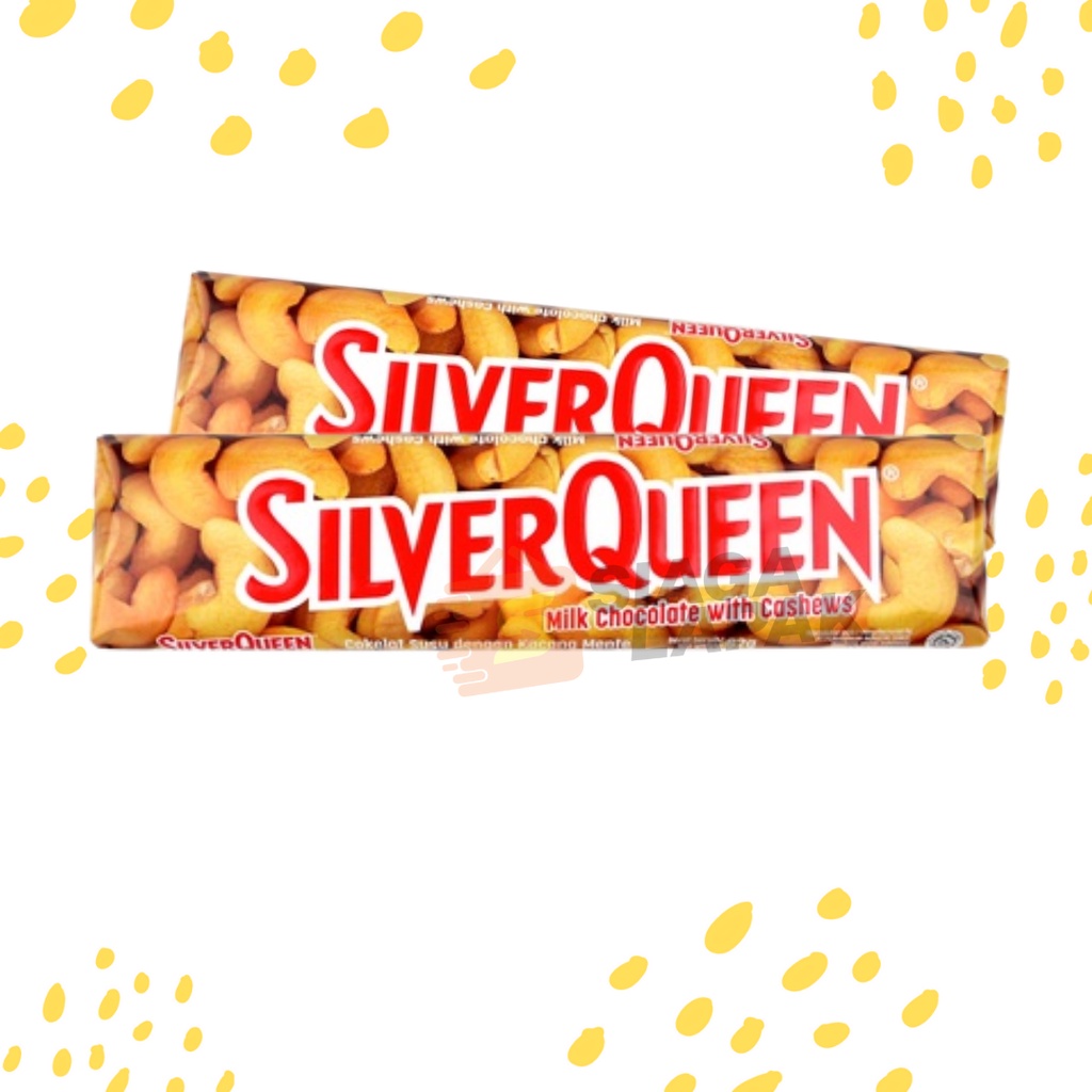 Silverqueen Coklat Susu Kacang Mente Cashews 62gr