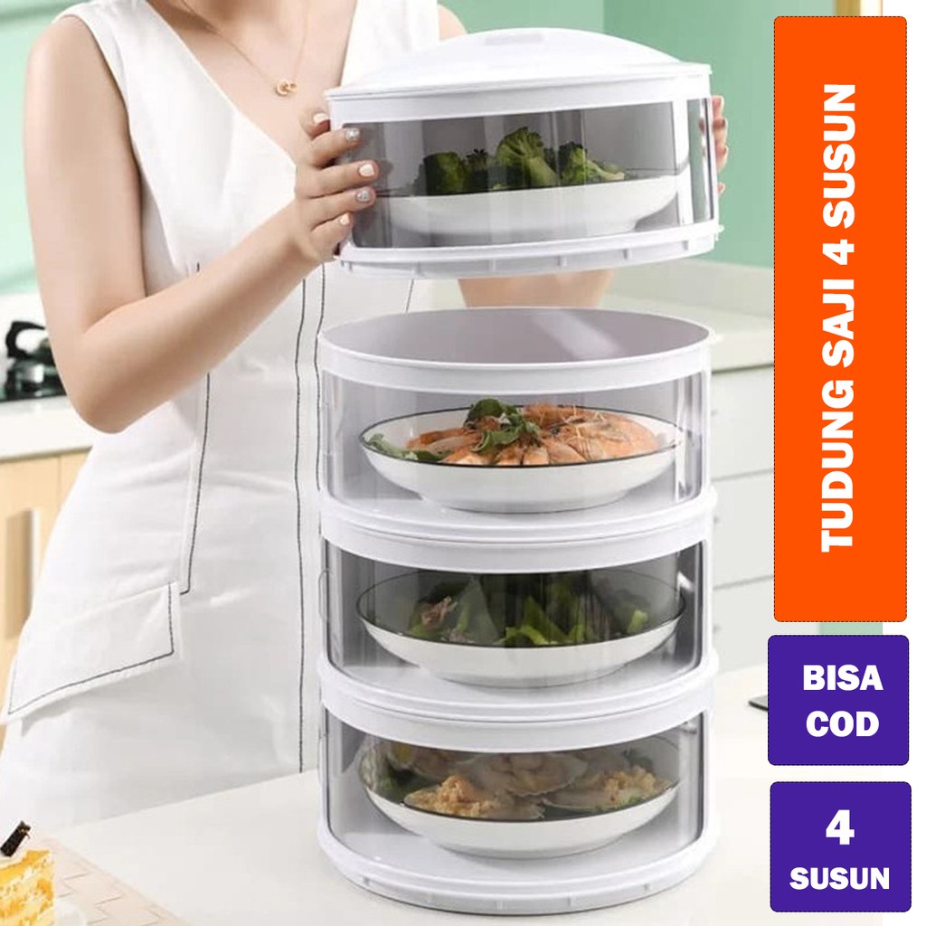 Modern Food Storage / Tudung Saji 4 Susun