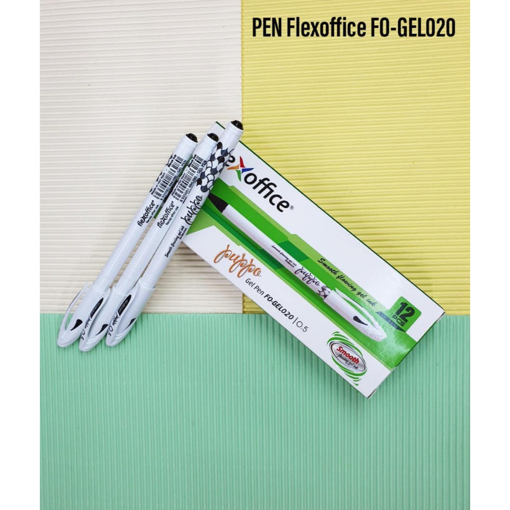 

(PCS) BOLPOIN FLEXOFFICE F0-GEL020 ISI 12 PCS