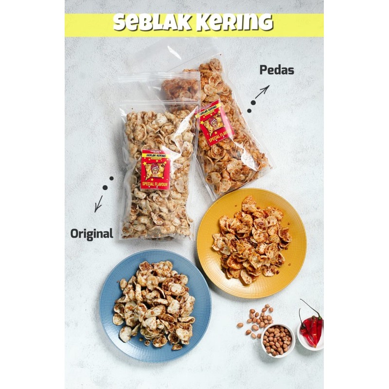 

SEBLAK KERUPUK KERING CIKRUH BUMBU KACANG
