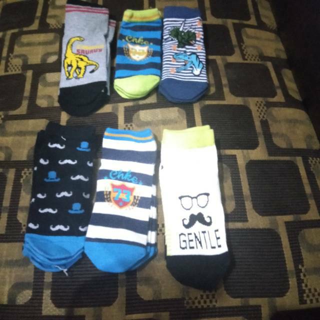 Isi 3 pc Grosir Kaos kaki anak tk murah semata kaki