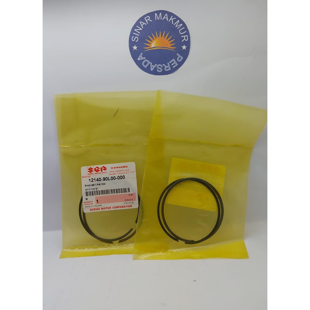 RING PISTON (12140-90L00-000) MESIN TEMPEL SUZUKI 15 PK 2 TAK ORI