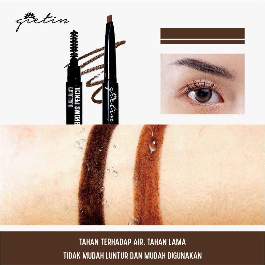 [BPOM] Gietin Eyebrow Pensil Alis Tahan Air Tahan Lama pencil Alis GT04 [Emperor]