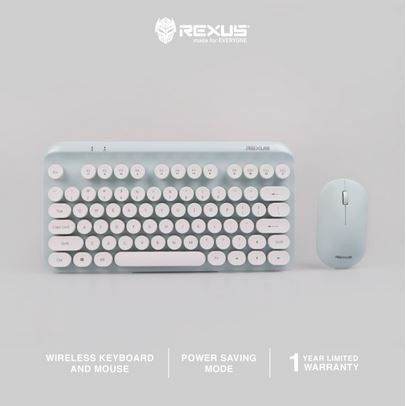 KEYBOARD MOUSE WIRELESS REXUS  KM9 COMBO