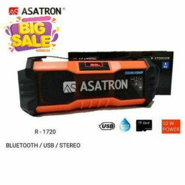 speaker asatron R1720 isb,radio bluetooth