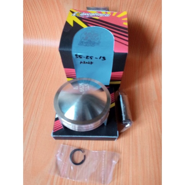 seher/piston kit merk Kawahara uk 55 dan 55,25 PIN13 buat Jupiter Z/beat/Supra/kharisma/Revo/Blade/v