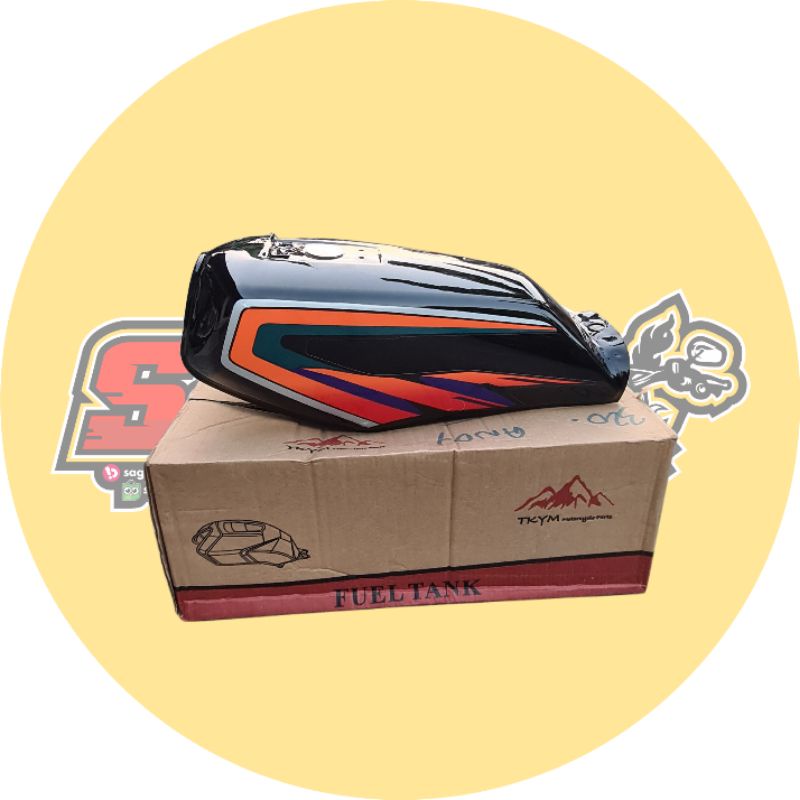 Tangki Tengki RX King Warna Hitam Tahun 1997 Keren