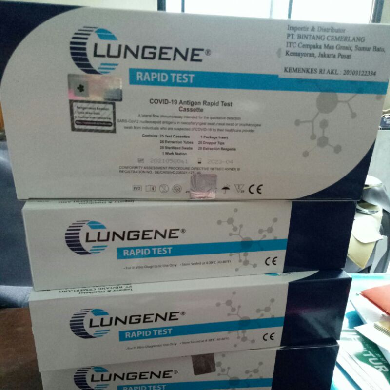 Jual Rapid Test Antigen Lungene -akl,, Kemenkes | Shopee Indonesia