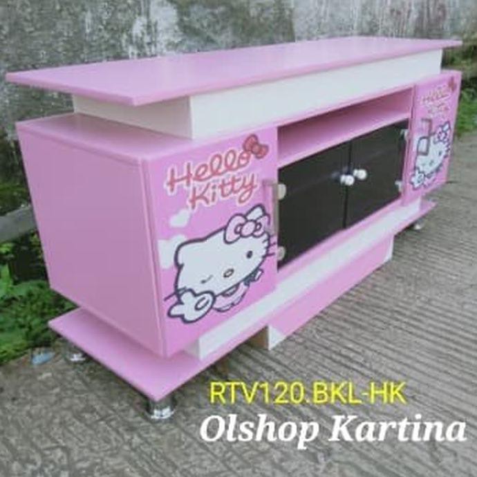 Meja Tv Led 43 Inc - Rak Tv 43 Inc Hellokitty Ichiisayaka