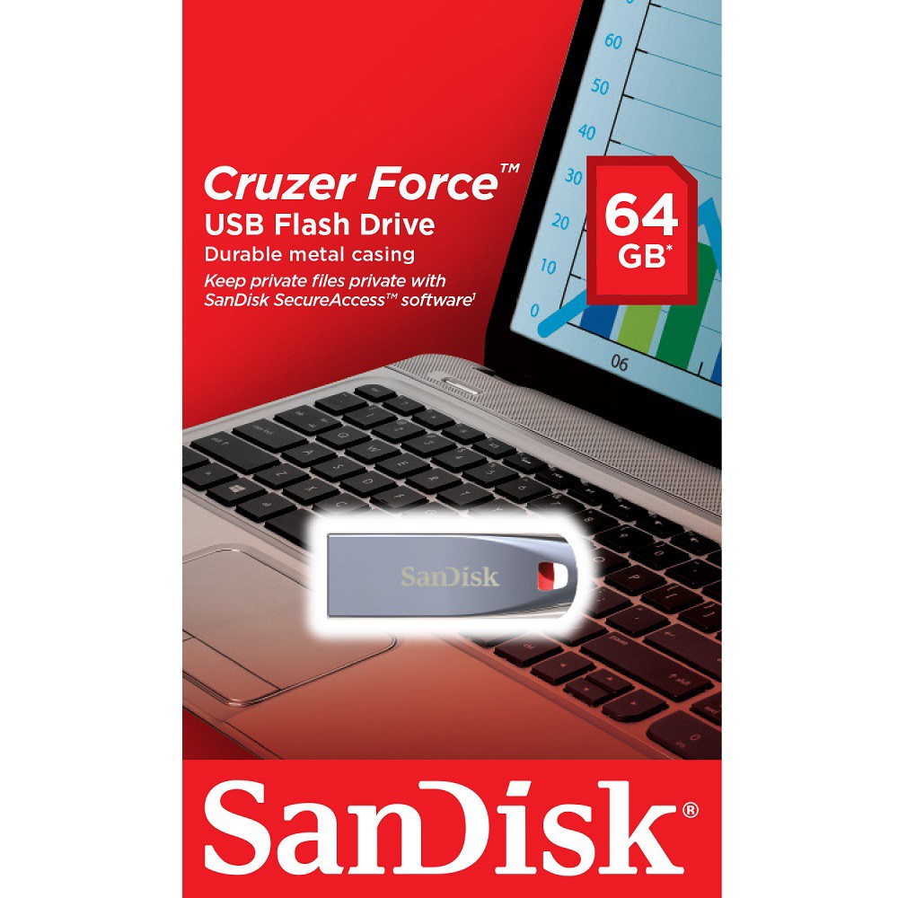 Flashdisk Sandisk CZ71 64gb Sandisk Cruzer Force CZ 71 64 gb USB 2.0