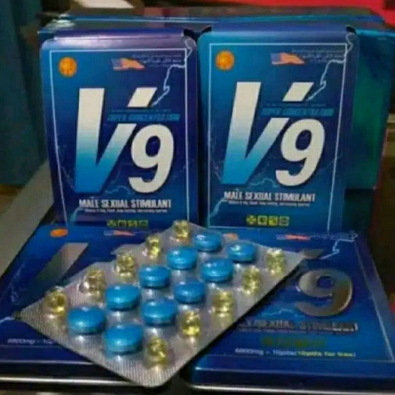 OBAT KUAT PRIA HERBAL V9 OBAT KUAT STAMINA PRIA TAHAN LAMA | VIGRA PIL BIRU CINA ASLI ORIGINAL AMPUH