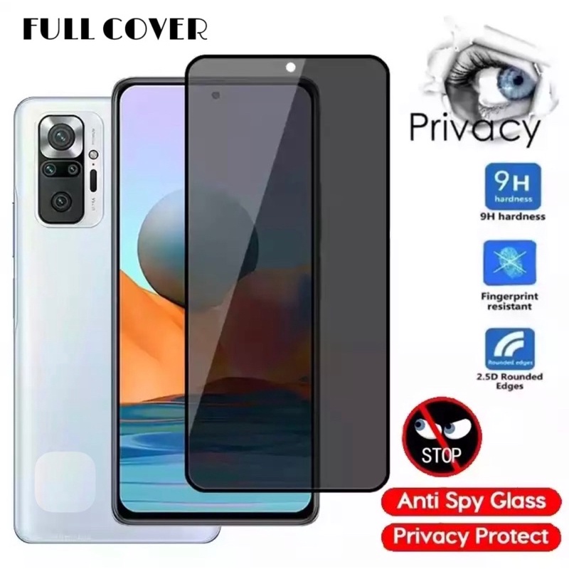 10D ANTI SPY FULL COVER - TEMPERED GLASS VIVO V27E/V25E/V23 5G/V21 4G/V21 5G/V20/V19/V17 PRO/V15 PRO/V15/V11 PRO/V11/VIVO T1 5G/T1 PRO 5G/Z1 PRO/S1/S1 PRO