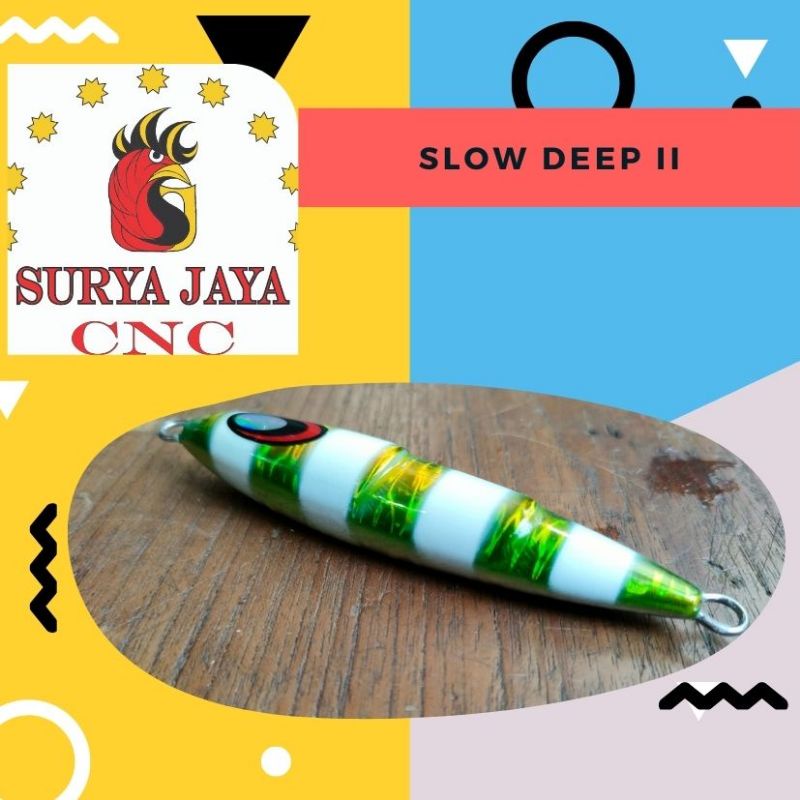 Cetakan Metal Jig SLOW DEEP II 150,200,250,300 gram