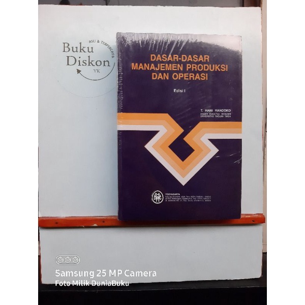 Jual Buku Origional Dasar Dasar Manajemen Produksi Dan Operasi Edisi 1 ...