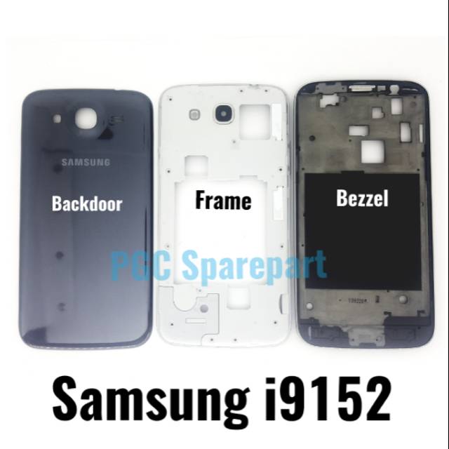 Casing Housing Backdoor Tulang Bezel Frame Samsung Galaxy Mega 5 8 I9150 I9152 Back Cover Case Shopee Indonesia
