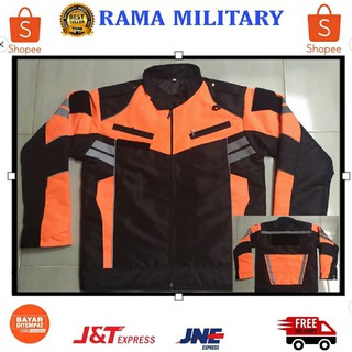 Jual JAKET MURAH-Jaket touring jaket motor jaket bikers jaket oren