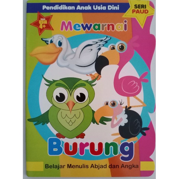Buku Mewarnai Burung - Daffa Media
