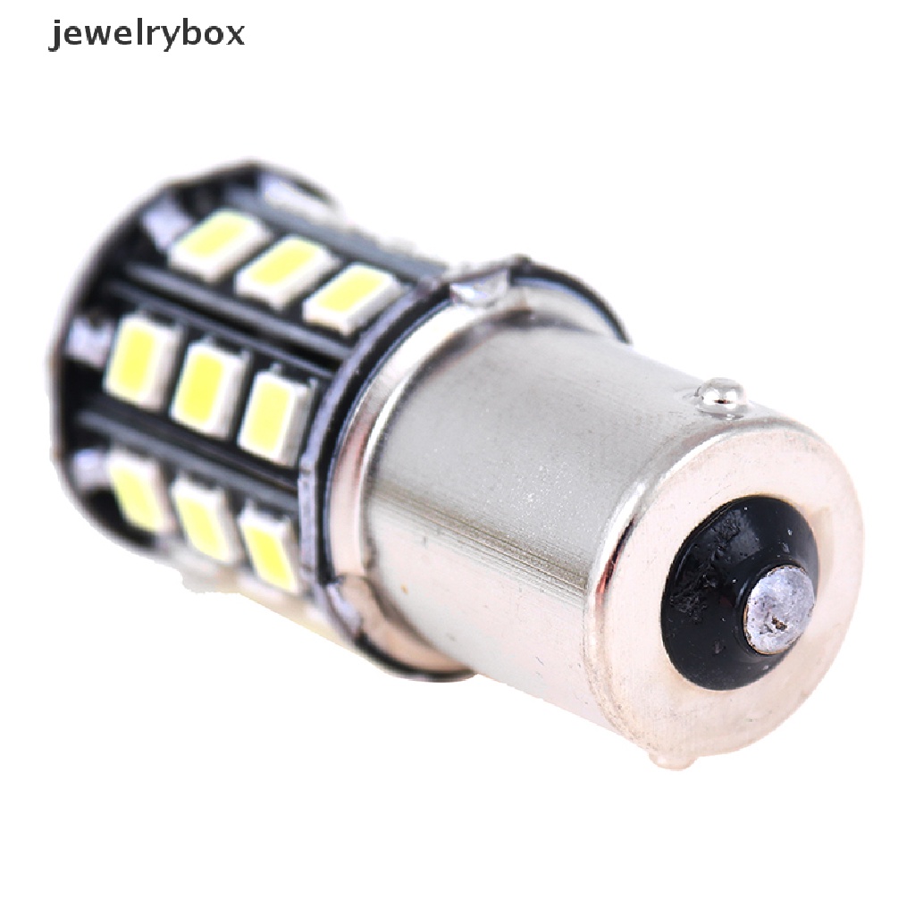 (Box) 4 Pcs Bola Lampu LED 1156 BA15S 2835 33-SMD Warna Putih Untuk Sinyal Sein / Rem Mobil