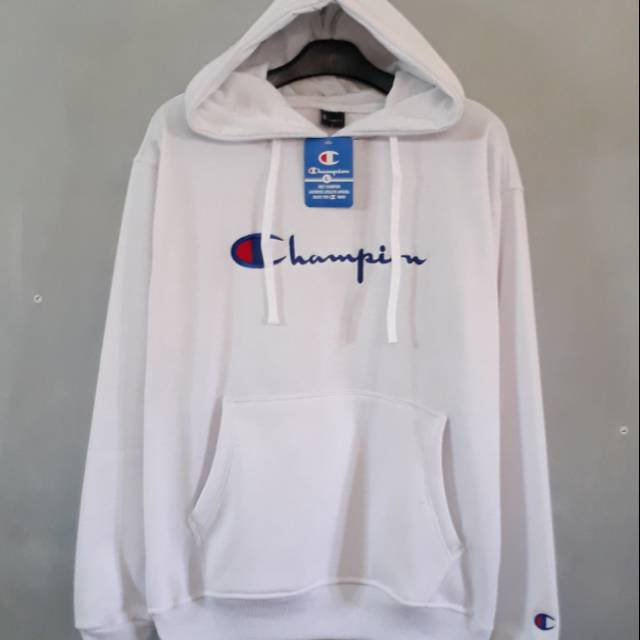 JAKET HOODIE CHAMPION PUTIH