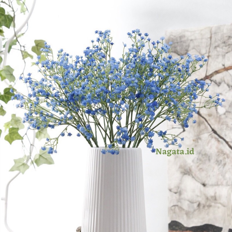 Nagata - Cute Baby Breath Artifisial Flower Bunga Baby Breath Kecil Bunga Hias Dekorasi Buket Backdr