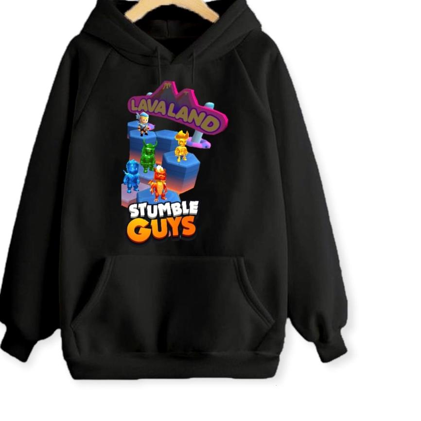YVF - SWEATER HOODIE STUMBLE GUYS ANAK / SETELAN LAVA LAND