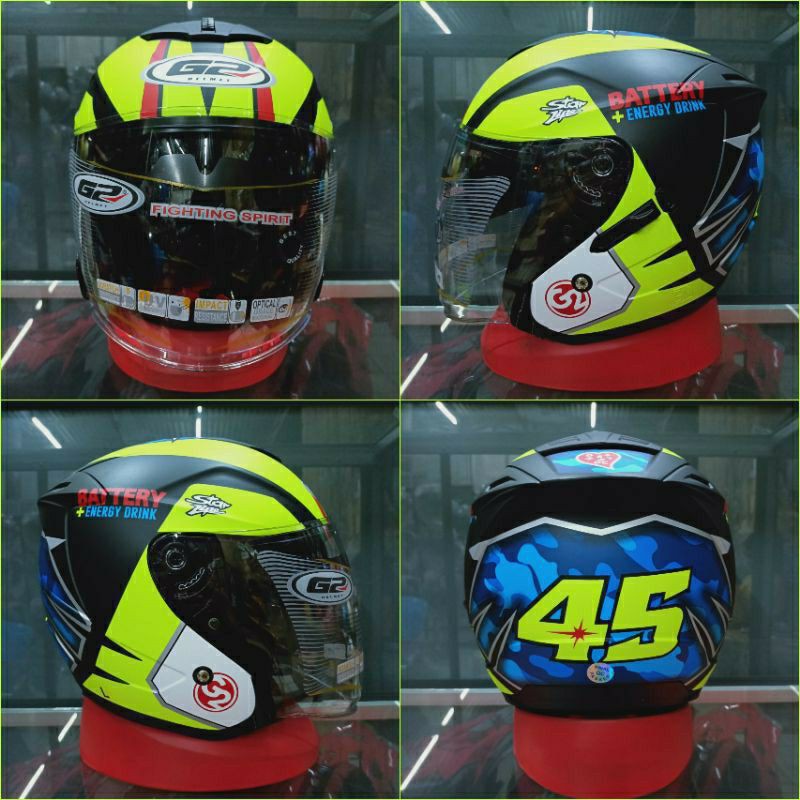 HELM G2 OPTIMAX MOTIF ALEIX ESPARGARO 45 BLACK BLUE DOFT