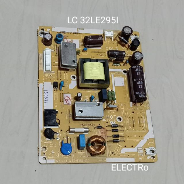 PSU TV SHARP LC 32LE295I LC 32LE2951 POWER SUPPLY TV SHARP LC 32LE295 32LE295