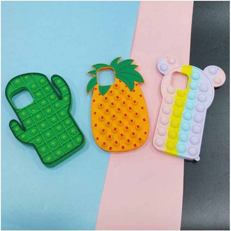 silicone case iphone 11 model pop it