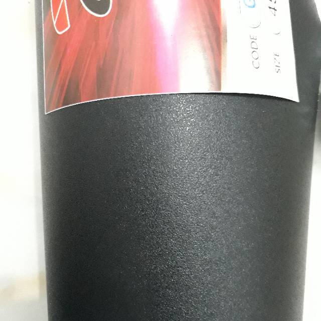 Sticker Hitam Doff Kasar Kulit Jeruk