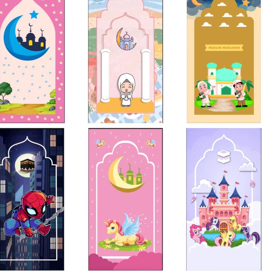 ㊋ SAJADAH ANAK KARAKTER / SAJADAH KARTUN BIG SALES 3787 ◉