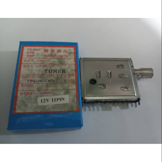 Tuner tv tabung 11pin 12volt vt