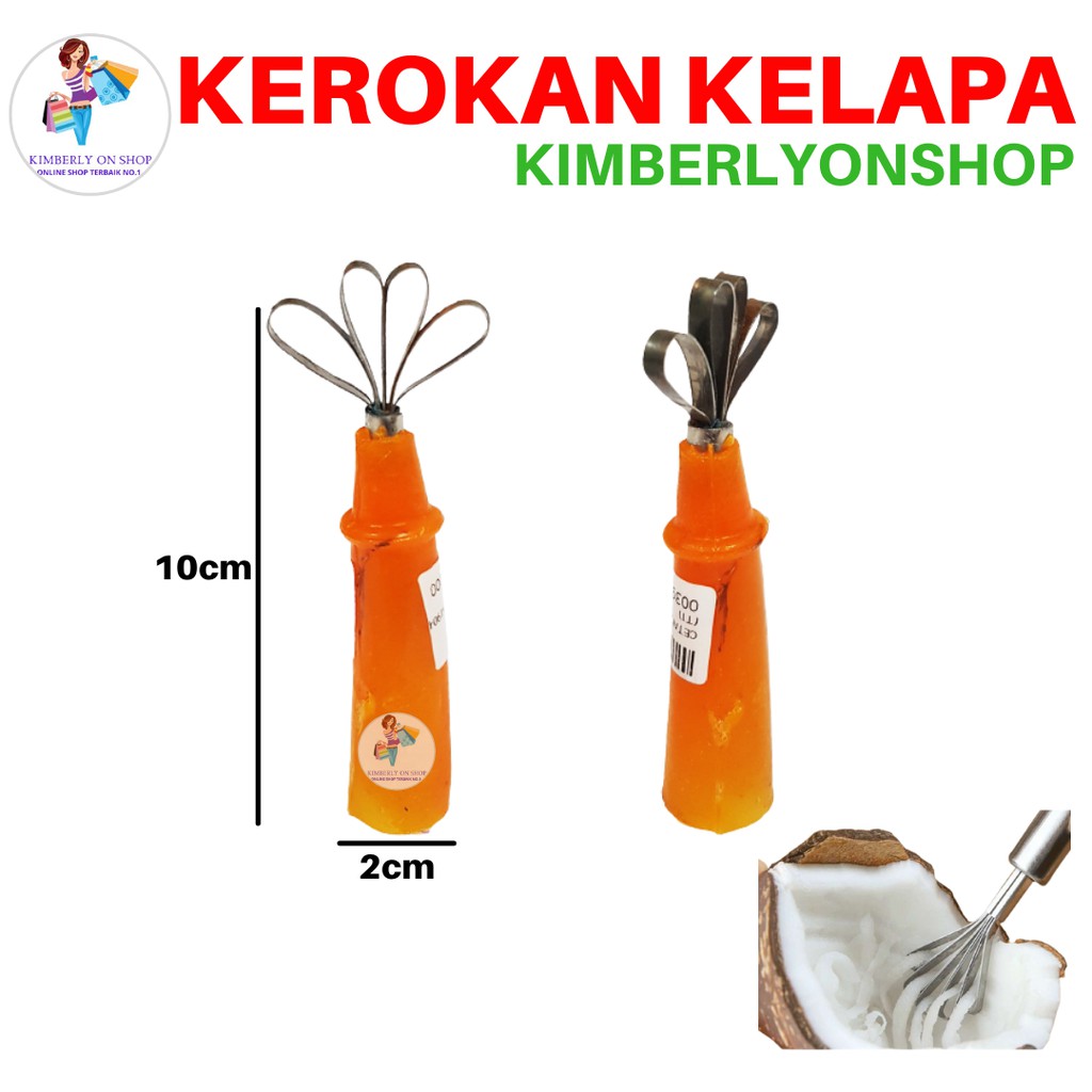 Kimberlyonshop Alat Kerokan Kelapa Serutan Buah Buahan