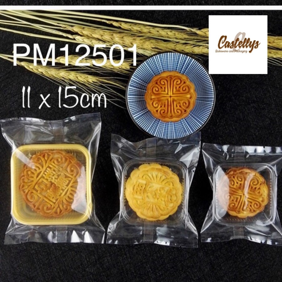

Plastik Cookies Mooncake Serbaguna Polos Bening PM125-01 (11×15cm)