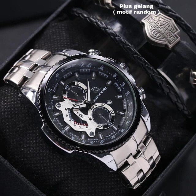 COD JAM TANGAN PRIA RIPCURL RANTAI FREE GELANG TERBARU 2023