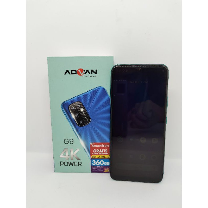 Second Advan G9 Ram 4/32 Gb, batrai 5200 mAh, Second mulus seperti baru, pemakaian 2 minggu