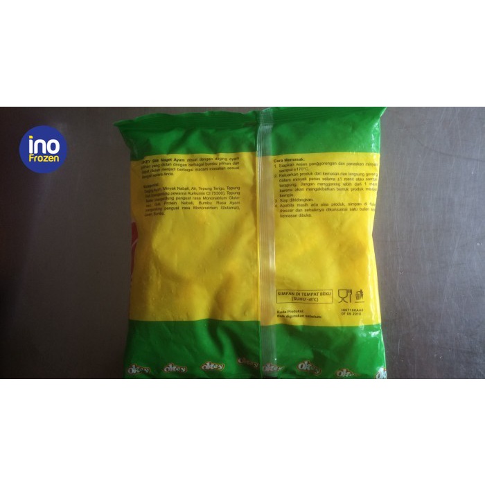 

okey stik naget ayam 500 gr