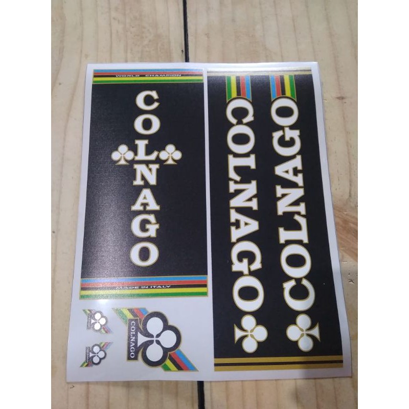 Sticker decal frame sepeda road bike balap jadul vintage mini velo minion COLNAGO