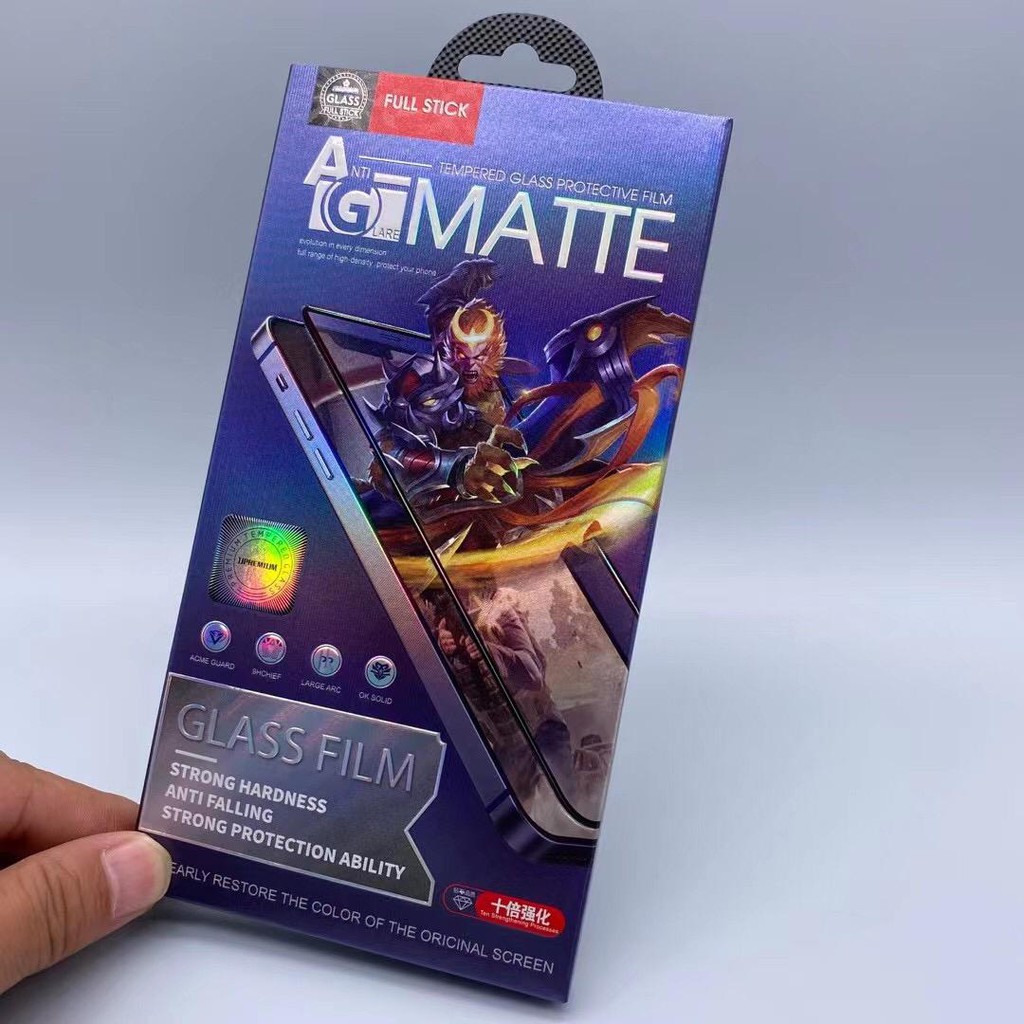 TEMPERED GLASS AG ANTI FINGERPRINT MATTE IPHONE-5