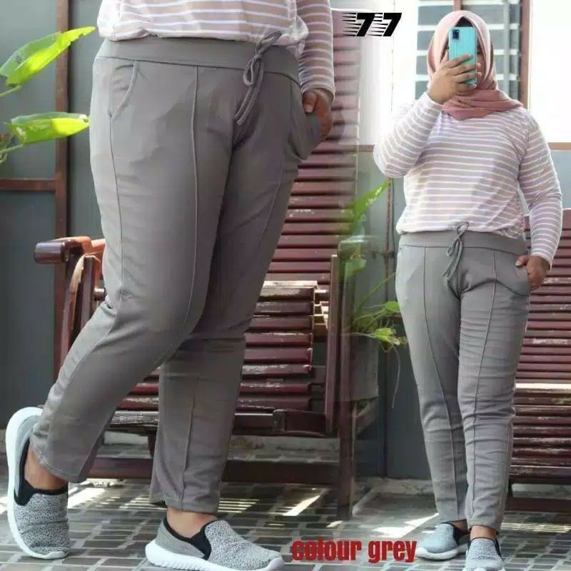 (BISA COD) DOTY PANTS SUPER JUMBO SIZE L-XXXL/CELANA LUNA GARIS TULANG