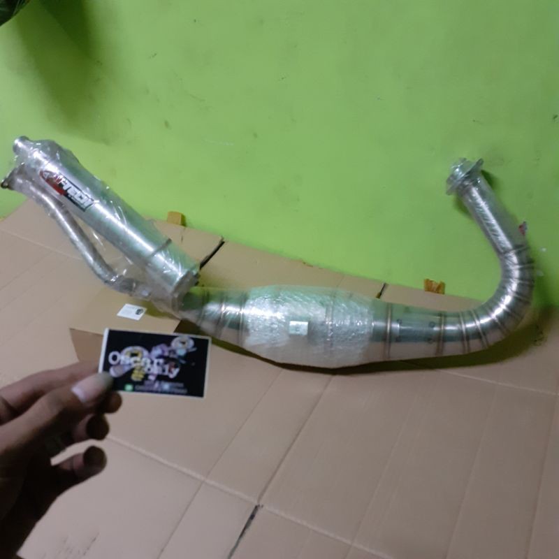knalpot kanapot kenalpot stenlish ai-tech original kawasaki 150 ninja r & rr standar dan porting