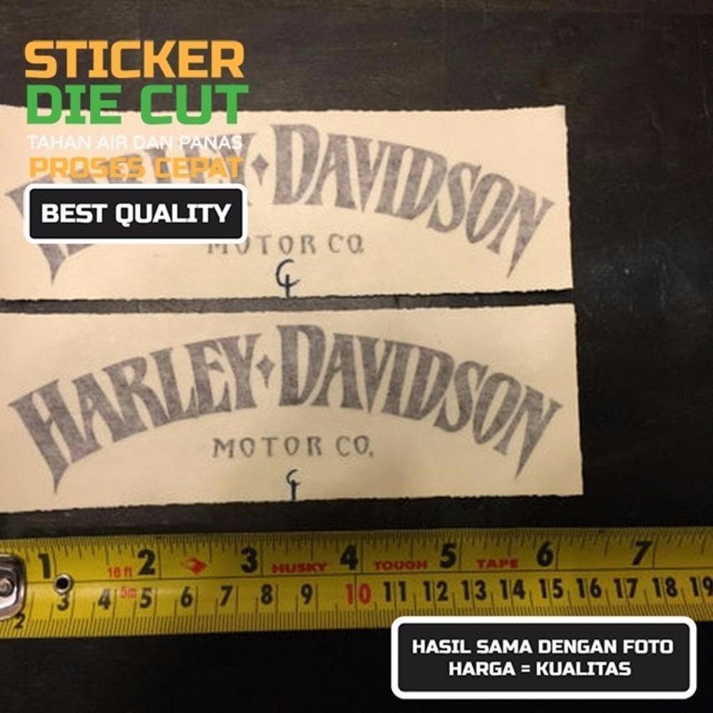 TURUN HARGA Sticker Harley Davidson Motor CO Cutting Stiker KEREN